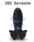 Het zwarte Bevredigende Clit-van het de Vibratorgeslacht van Uitloperslicker Waterdichte Stuk speelgoed IPX6